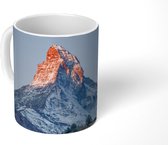 Mok - De Matterhorn in Zwitserland bij zonsopkomst - 350 ML - Beker