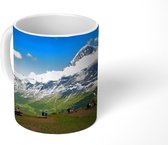 Mok - Zonnestralen op de Eiger in Zwitserland - 350 ML - Beker