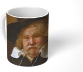 Mok -  een oude man - Rembrandt van Rijn - 350 ML - Beker