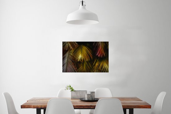 Affiche Jungle - Feuilles - Or - 90x60 cm