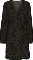 Vero Moda VMISA WRAP SHORT DRESS WVN BF Dames Jurk  - Maat L