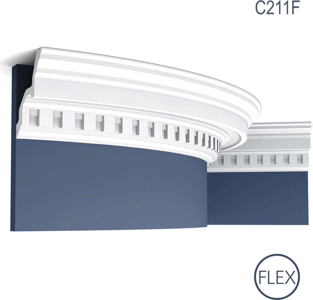 Kroonlijst flexibel Origineel Orac Decor C211F LUXXUS Plafondlijst Sierlijst flexibel 2 m