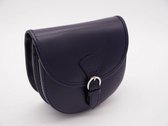 SENSE Schoudertas Marta donker blauw - Italiaanse Crossbody bag - Toscaanse leer