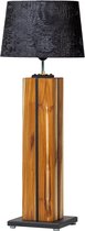 Lucasa Living Houten lamp Riva medium ovale kap