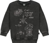 KMDB Sweater Ovy Sience Acid wash Jongens Zwart - Maat 134