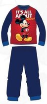 Mickey Mouse pyjama - maat 110 - rood / blauw