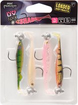 Fox Rage Slick Shad Loaded UV - 9 cm - mixed colour pack