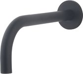 Bally Slim 18mm Uitloop Rond 20cm 1/2″ Mat Zwart