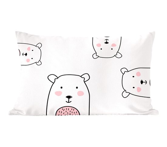 Sierkussen - Animaux Ours - Multicolore - 40 Cm X 60 Cm