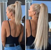 Haar verlenging - Ponytail Haar extensions - Paardenstaart - Blond - 53CM