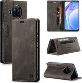 Luxe Flip Case met RFID Bescherming Kaarthouder en Magneetsluiting voor Xiaomi Mi 10T Lite _ Bruin