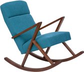 Sternzeit-design - Schommelstoel Retrostar lounge - stof turquoise
