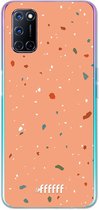 6F hoesje - geschikt voor OPPO A52 -  Transparant TPU Case - Terrazzo N°10 #ffffff