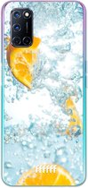 6F hoesje - geschikt voor OPPO A52 -  Transparant TPU Case - Lemon Fresh #ffffff