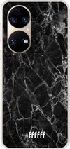 6F hoesje - geschikt voor Huawei P50 -  Transparant TPU Case - Shattered Marble #ffffff