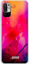 6F hoesje - geschikt voor Xiaomi Redmi Note 10 5G -  Transparant TPU Case - Colour Bokeh #ffffff