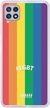 6F hoesje - geschikt voor Samsung Galaxy A22 4G -  Transparant TPU Case - #LGBT - #LGBT #ffffff