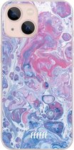 6F hoesje - geschikt voor iPhone 13 Mini -  Transparant TPU Case - Liquid Amethyst #ffffff