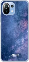 6F hoesje - geschikt voor Xiaomi Mi 11 Lite -  Transparant TPU Case - Perfect Stars #ffffff