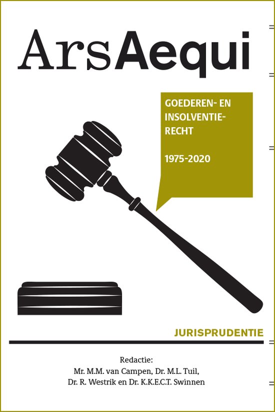 Ars Aequi Jurisprudentie - Jurisprudentie Goederen- en faill ... - cover