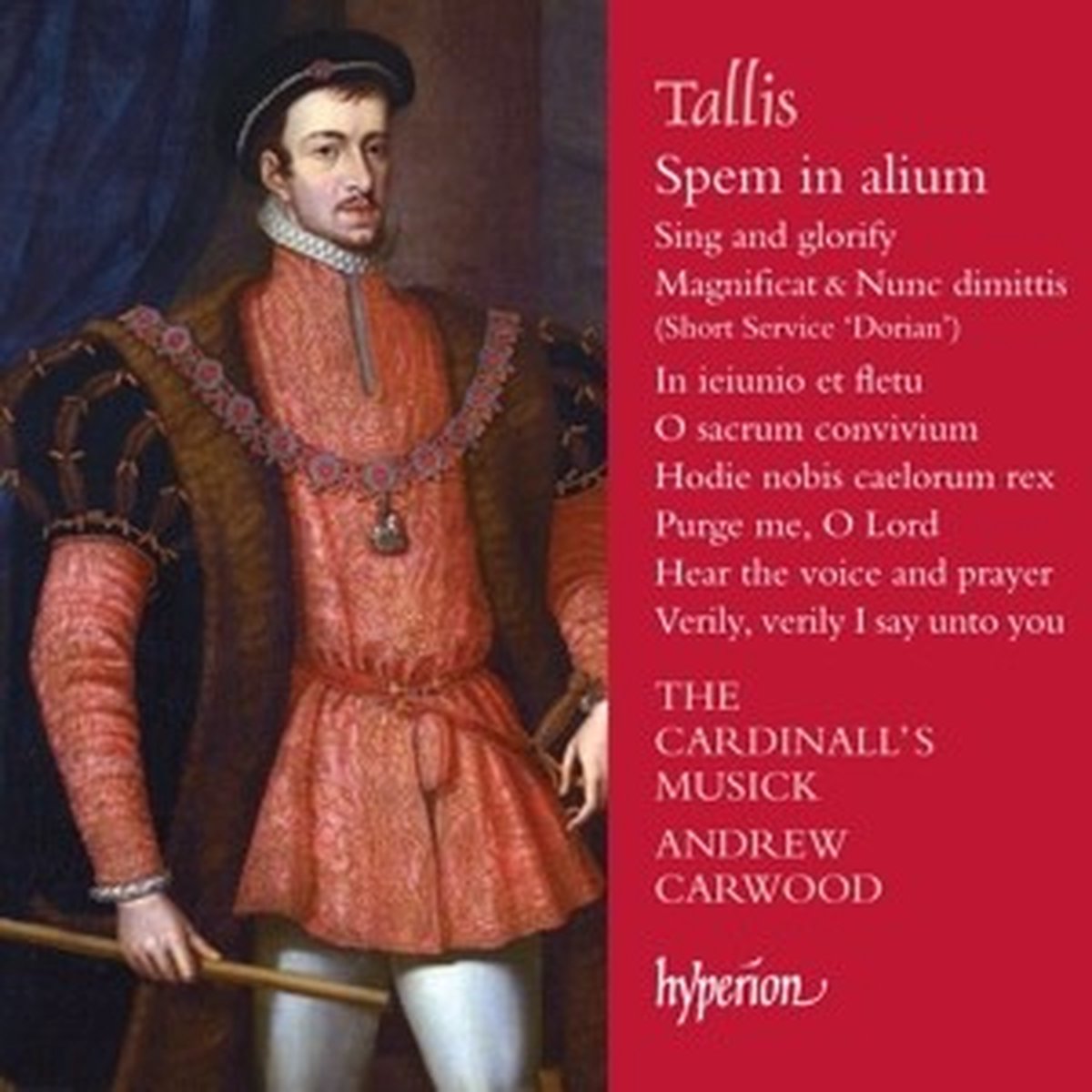 Cardinall's Musick, Andrew Carwood - Spem In Alium (CD)