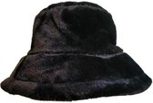 Reversible Bucket Hat Black in Swing Vintage Jaren 50 Stijl