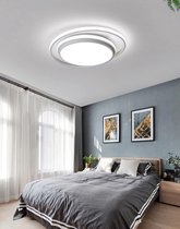 Uniclamps LED - Moderne Smart Plafondlamp - met Afstandsbediening & App Dimbaar - Wit - Rond - Plafonnière