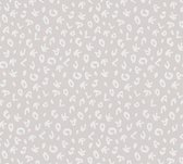 AS Creation Karl Lagerfeld - Letter behang - Ontwerp "Leopard" - grijs zilver - 1005 x 53 cm