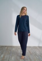 Pijadore - Grote Maten Dames Pyjama Set, Lange Mouwen - 2XL