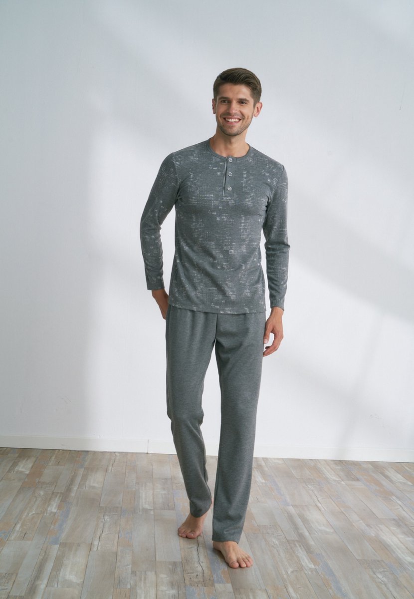 Pijadore - Pyjama Set Voor Heren, Lange Mouwen - M
