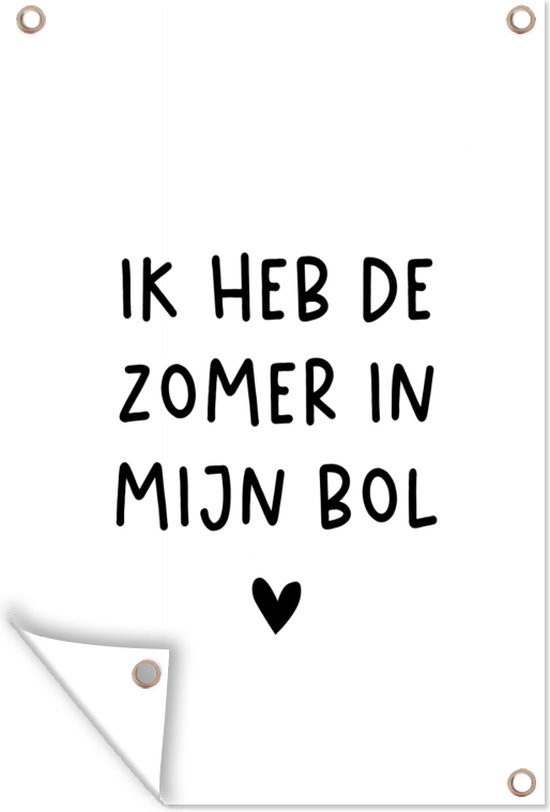 Décoration de jardin Citations - Proverbes - André Hazes - J'ai l'été dans ma sphère - 40x60 cm - Poster jardin