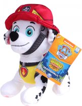 Nickelodeon Knuffel Paw Patrol Rescue Marshall 20 Cm Wit/rood