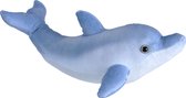 Wild Republic Knuffel Dolfijn Junior 30 Cm Pluche Blauw