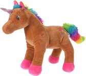 Tender Toys Eenhoornknuffel Pluche 26 Cm Bruin