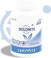 Dolomiet 500mg | 60 plantaardige capsules | Uitgebalanceerde aanvoer van natuurlijk calcium en magnesium | Bestrijdt demineralisatie en bevordert spierontspanning | Made in Belgium