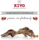 Kivo Petfood Hondensnack Varkens Schouderblad 2 zakken verpakt per 2 stuks - Graanvrij en Glutenvrij