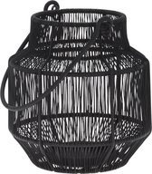 Lantaarn - Metaal draad - zwart - decoratie woonkamer