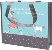 Goebel - Barbara Freundlieb | Boodschappentas Die sind doch alle verrückt | Shopper - 37cm