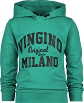 Vingino Sweater Milano Jongens Katoen Groen/zwart Maat 140