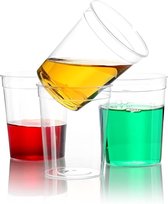Shotglaasjes Plastic - 50 Stuk(s) - 4cl - Shotglaasjes - Shotglazen - PLA - Borrelglaasjes