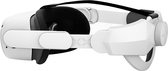 Somstyle Elite Strap Met VR Cover Geschikt voor Oculus Quest 2 - Verstelbare Comfortabele Riem met Hoofdkussen voor Meta Quest 2 - 3D Bril Accessoires