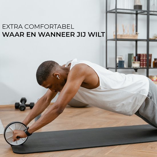 Fitnessmat Inclusief Draagriem - Sportmat Extra Dik 183cm x 61cm x 1.5cm - Tested by Athletes van Merkloos — afbeelding 3
