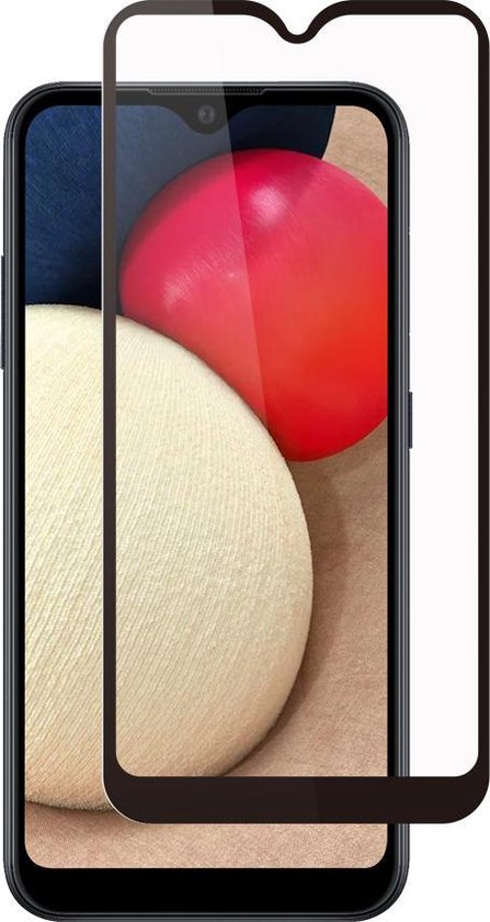 Coque Samsung Galaxy A03s - Protecteur d'écran Samsung Galaxy A03s - Bookcase Portefeuille Marron + Protecteur d'écran complet