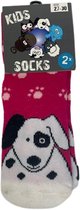 Kindersokken - Roze / Wit  - Katoen - Maat 27 / 30 - Hond / Kat - Set 2 - Midden hoog - Meisjes sokken