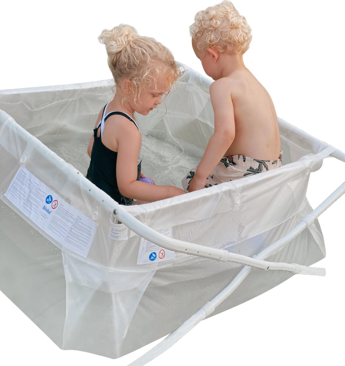 Baignoire bébé ajustable Bibabad - 60 à 80 cm - Blanc