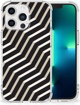 GSM Hoesje Geschikt voor Apple iPhone 13 Pro Siliconen Back Cover met transparante rand Illusion