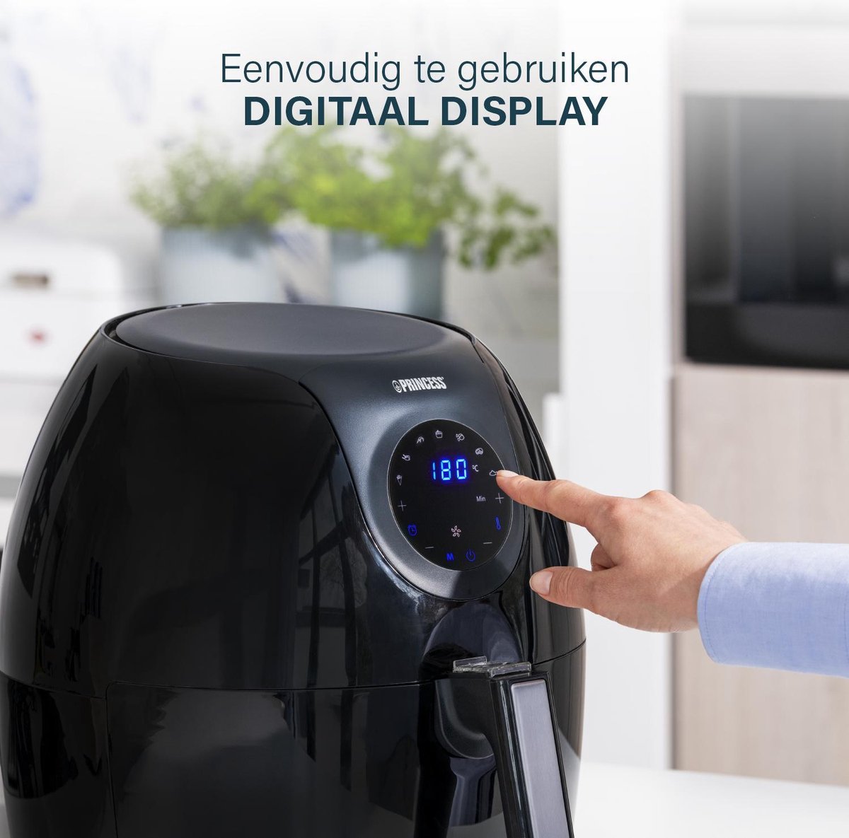 Digitale Airfryer XXL - Inhoud 5,2 liter - Heteluchtfriteuse -... |