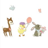 Sizzix Thinlits Snijmal Set - Baby Animals - 5 stuks
