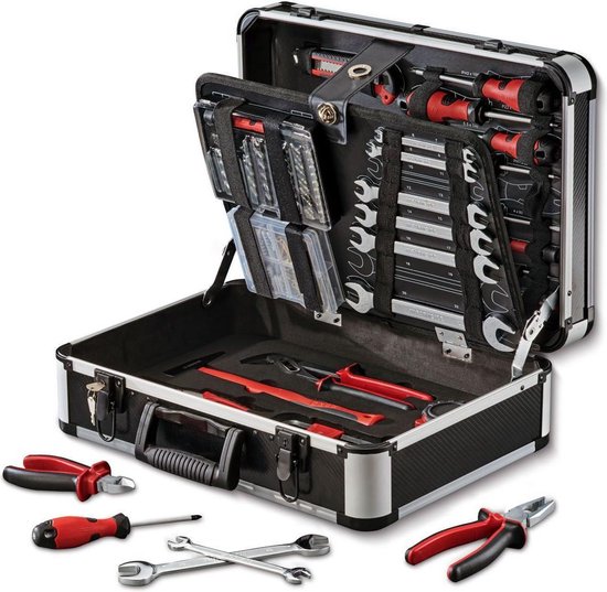 Ensemble d'outils Parkside ® 128 pièces dans une mallette | Boîte à outils  | bol.com