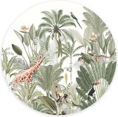 Cirkelbehang - Into the Wild Jungle   - ø 95 cm